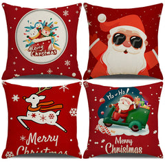 "Christmas Pillow Cover for Home Sofa Cushions"