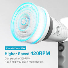 Portable Wireless Electric Cleaning Brush for Home