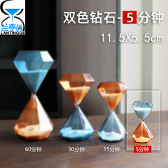 Colorful Glass Hourglass Decorative Home Gift