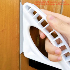 Triangular Window Groove Cleaning Brush for Home Use