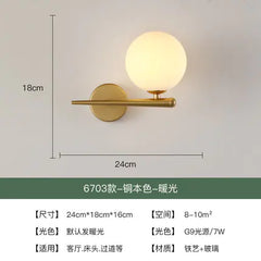 Nordic Wall Lamp - Modern Creative Design for Home