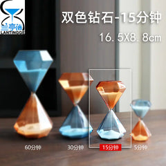 Colorful Glass Hourglass Decorative Home Gift