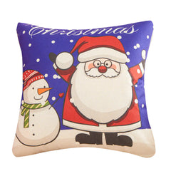 "Christmas Pillow Cover for Home Sofa Cushions"