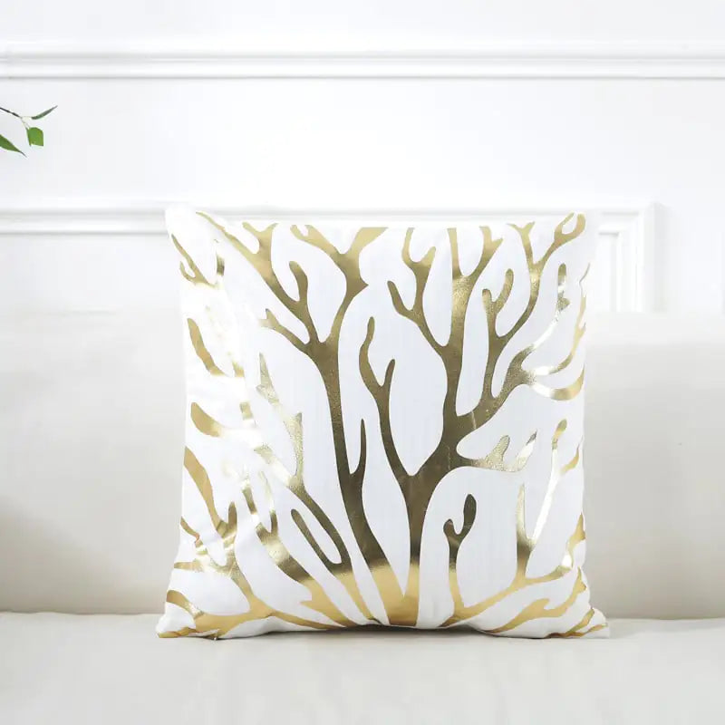 Super Soft Gilding Pillow Cover for Home Decor