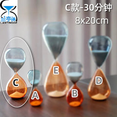 Colorful Glass Hourglass Decorative Home Gift
