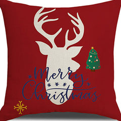 "Christmas Pillow Cover for Home Sofa Cushions"