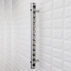 Creative Wall-Mounted Stainless Steel Wine Rack