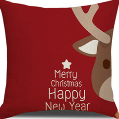 "Christmas Pillow Cover for Home Sofa Cushions"
