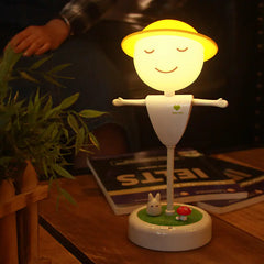 LED USB Charging Scarecrow Night Light for Home