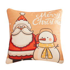 "Christmas Pillow Cover for Home Sofa Cushions"