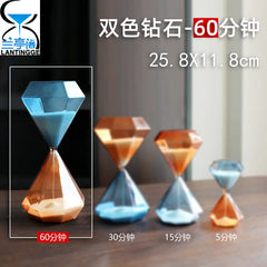 Colorful Glass Hourglass Decorative Home Gift