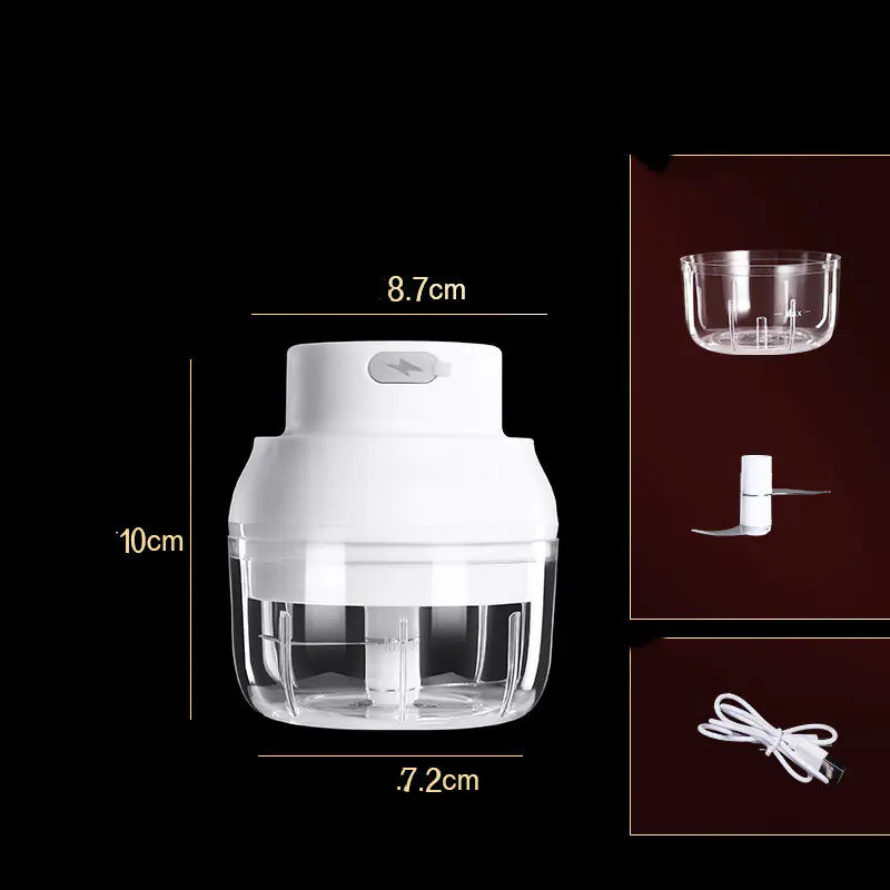 Mini Electric Garlic Masher for Home Cooking