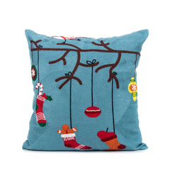 New Christmas Embroidery Pillowcase for Home Decor