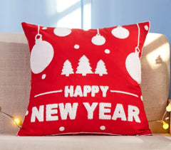 New Christmas Embroidery Pillowcase for Home Decor