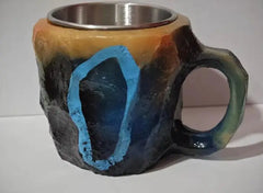 400ml Resin Mineral Crystal Coffee Mugs With Handles Elegant Fake Mineral Crystal Cup For Workplace Home Decor Christmas Gift Kitchen Gadgets