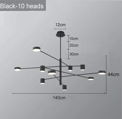 Modern Nordic LED Chandeliers for Home and Restaurant