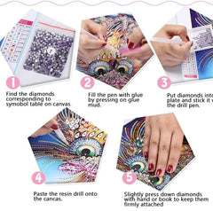 Diamond Painting Elephant - Unique Shape Home Decor