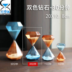 Colorful Glass Hourglass Decorative Home Gift