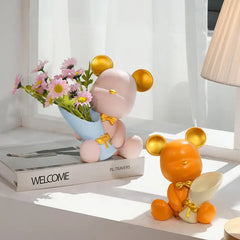 Creative Mini Bear Ornament for Cute Home Decor
