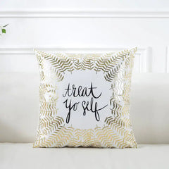 Super Soft Gilding Pillow Cover for Home Decor