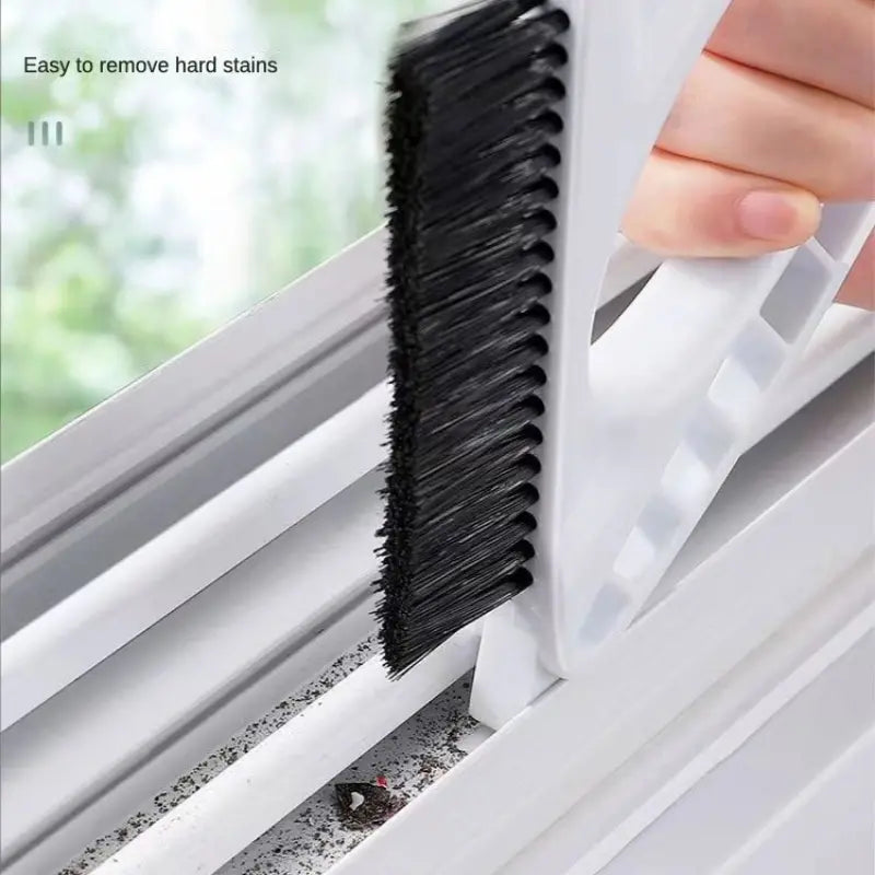 Triangular Window Groove Cleaning Brush for Home Use