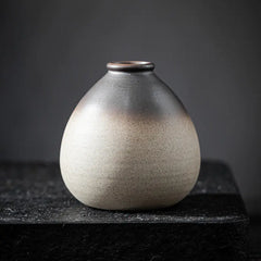 Mini Japanese Ceramic Vase for Home Decoration