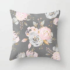 Fashionable Floral Pillowcase for Home and Office