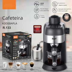 Compact Semi-Automatic Italian Coffee Machine for Home