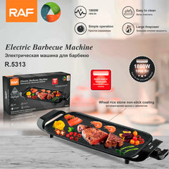 Electric BBQ Grill for Home and Outdoor Use