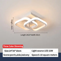 Nordic LED Ceiling Lights for Home, Bedroom & Corridor