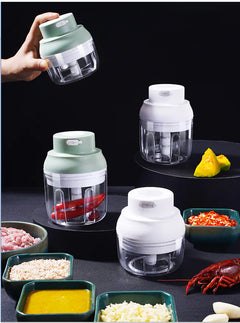 Mini Electric Garlic Masher for Home Cooking