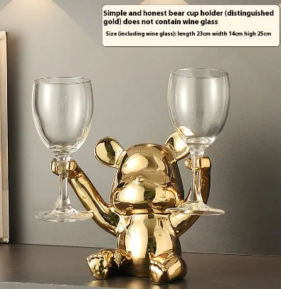 Creative Upscale Living Room Wine Rack