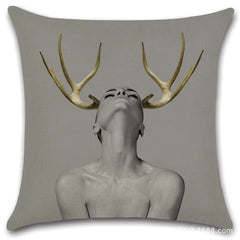 Artistic Women's Sofa Cushion Cover for Home & Office