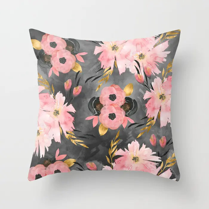 Fashionable Floral Pillowcase for Home and Office