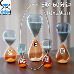 Colorful Glass Hourglass Decorative Home Gift